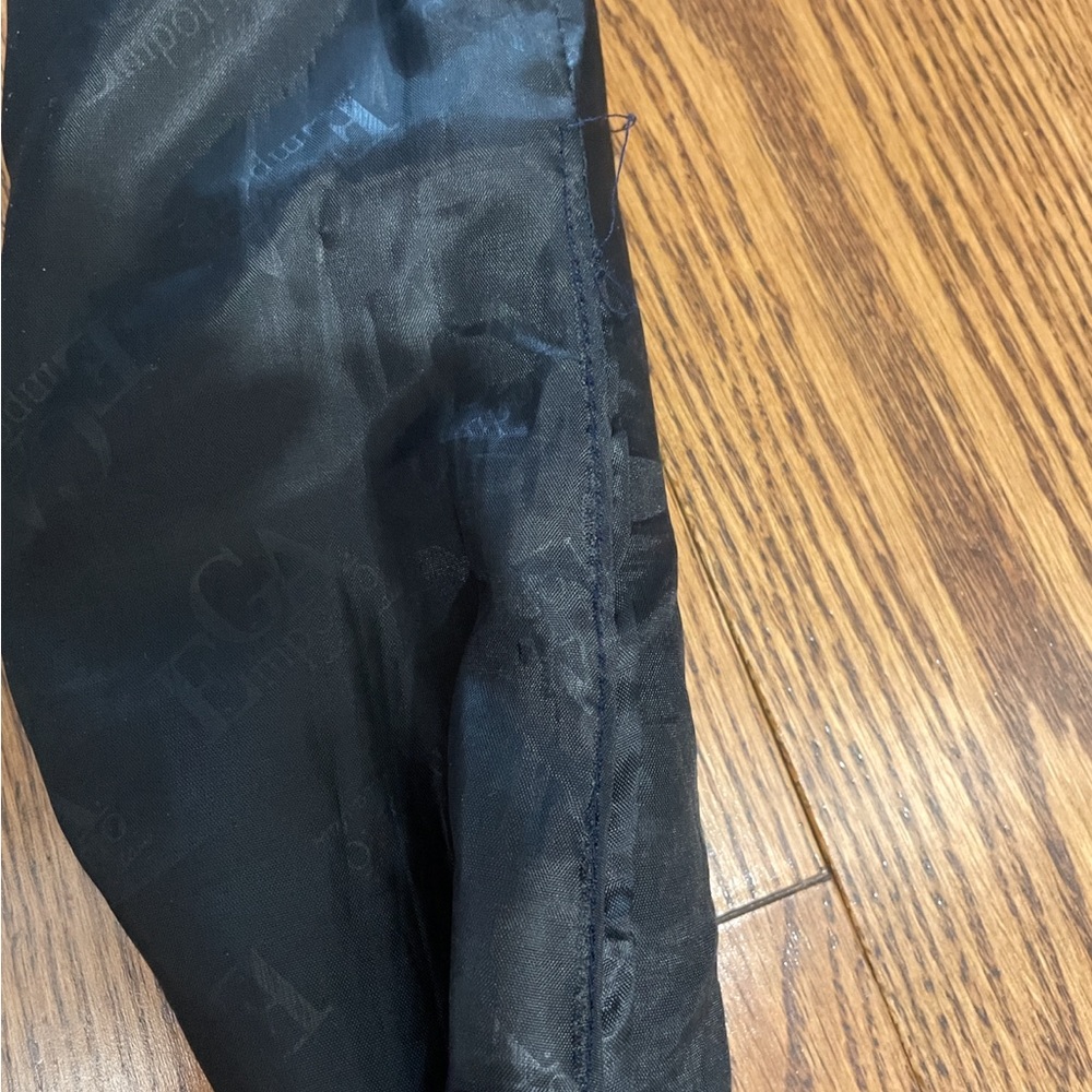 Navy Leather Jacket - Picture 4 of 4